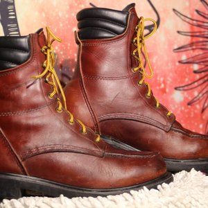 Red Wing Supersole 8” Moc Toe Work Boots 402 Leather 9.5